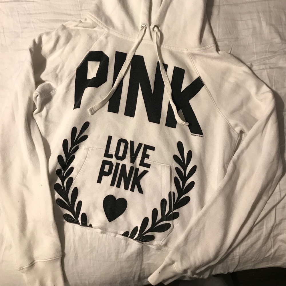 Victoria Secret Pink Cropped Hoodie